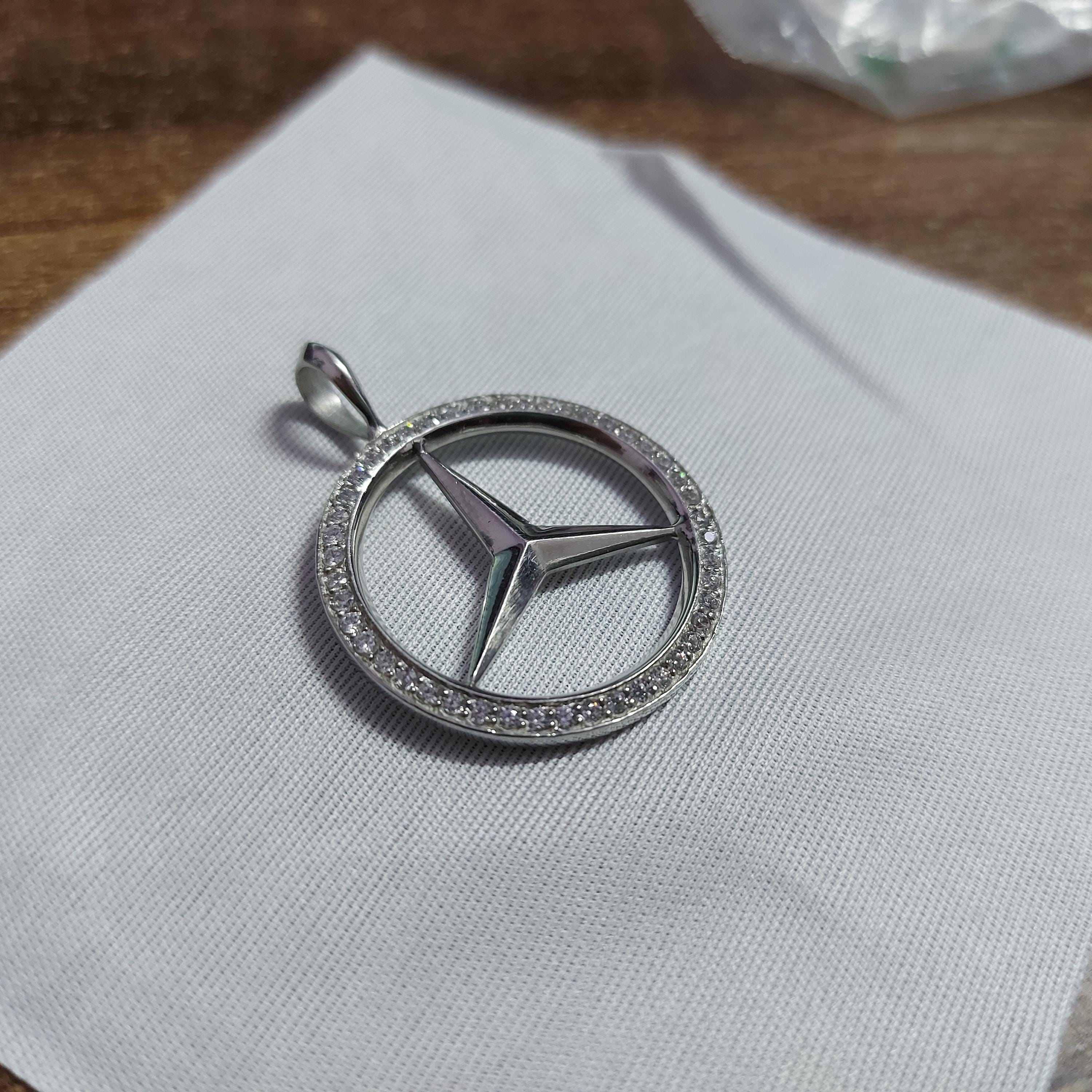 Mercedes Benz Necklace - Car jewelry - 925 Silver
