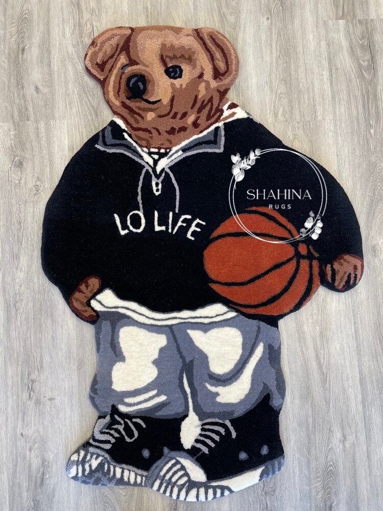 Kickflip polo top bear knit sweater
