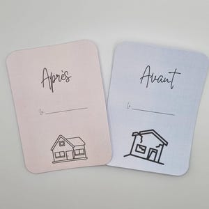 Cartes étape avant/après