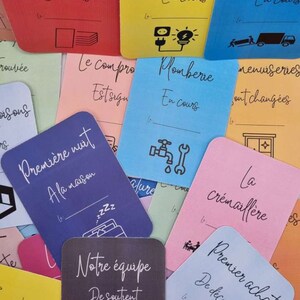 Cartes étape rénovation de maison