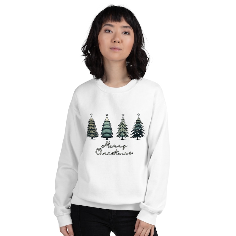 Christmas Tree Sweatshirt Etsy