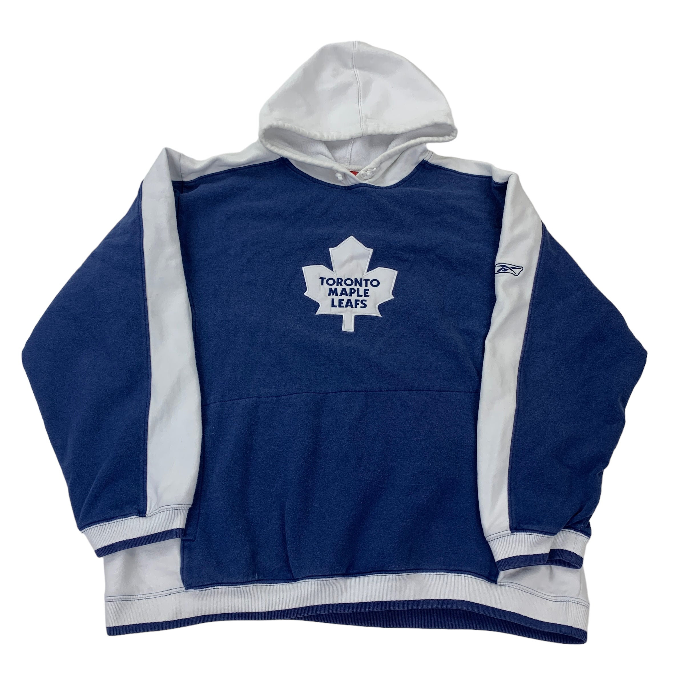 Toronto Maple Leafs Sweatshirt Men XL Adult Gray NHL Hockey Zip Up Hoodie Reebok