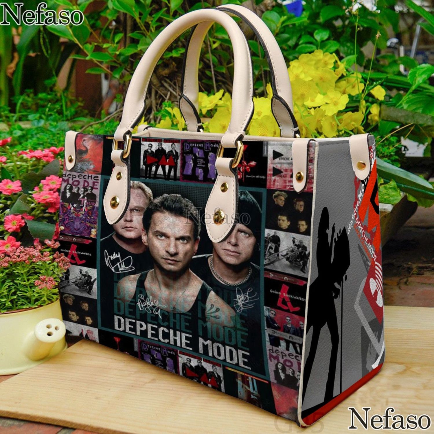 Depeche Mode Memento Mori Leather Handbag