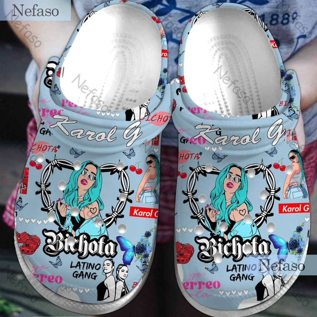 Karol G Clogs Shoes Karol G Mañana Será Bonito Custom Etsy UK