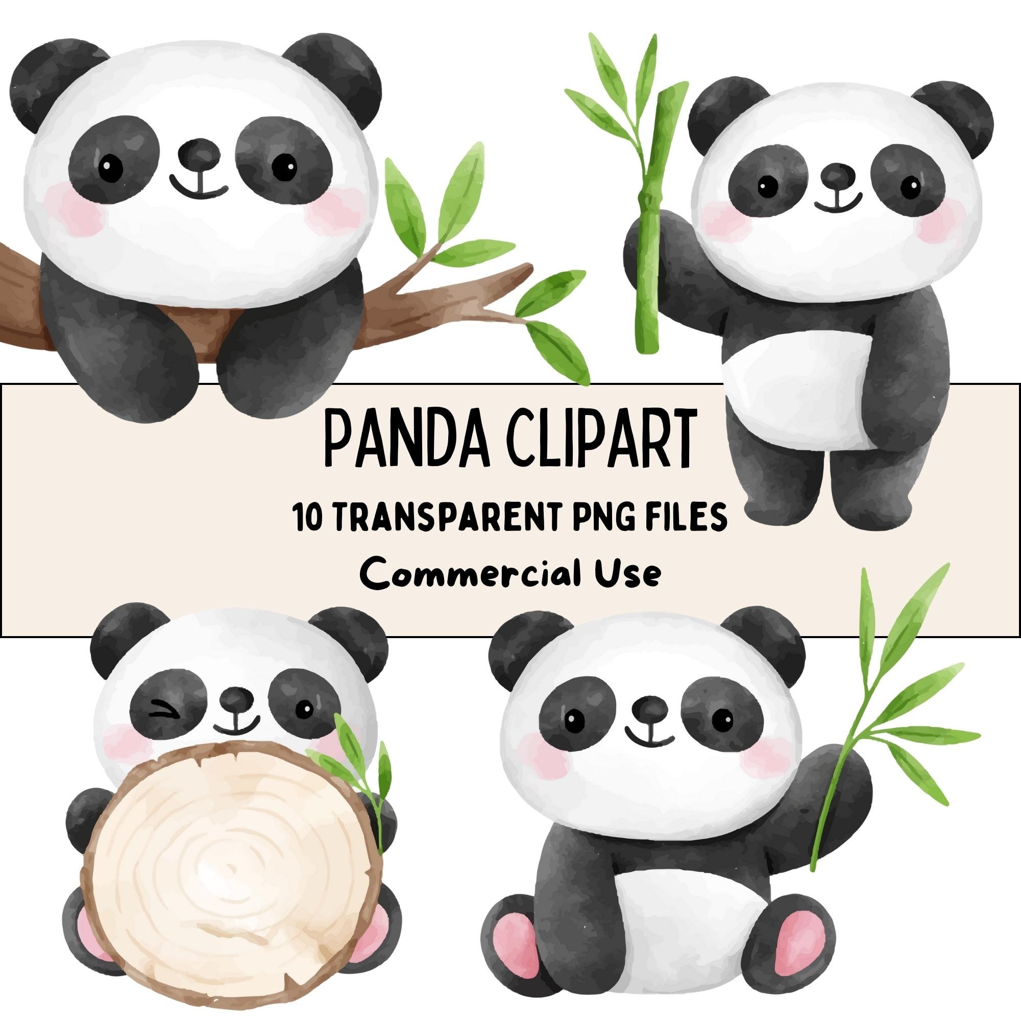 Design PNG E SVG De Urso De Panda Fofo Acariciando As Costas Para Camisetas