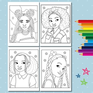 Melanin Coloring Book for kids