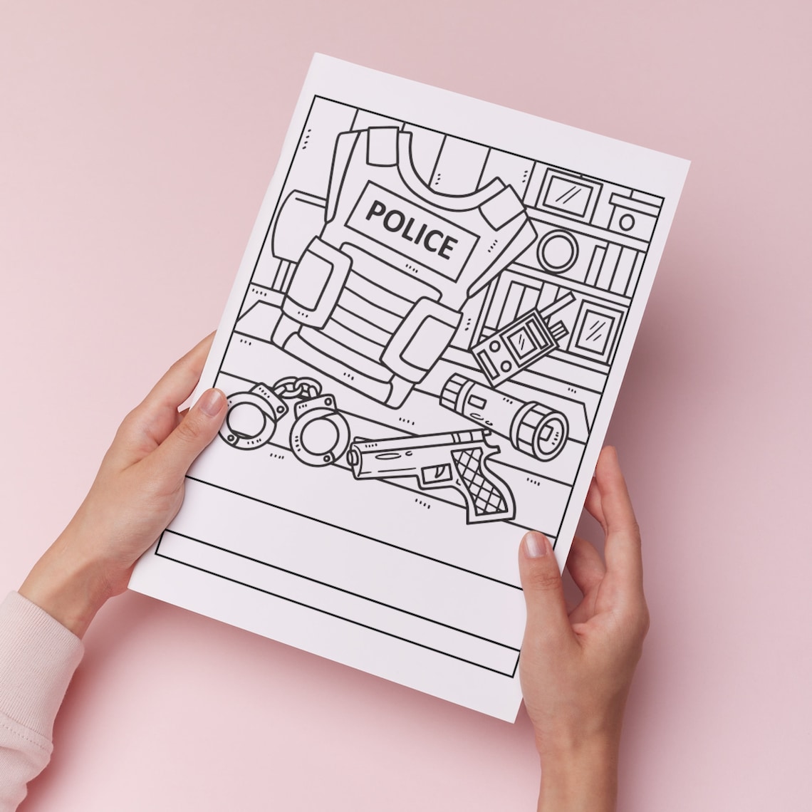 Police Coloring Pages for Kids, Police Birthday Party, Kids Activity ...