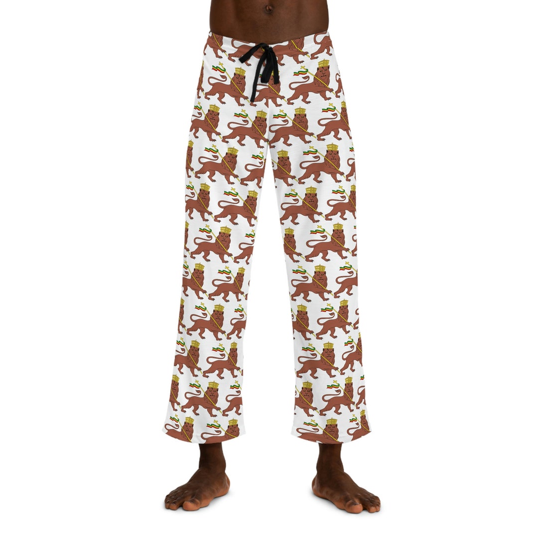 Habesha Lion Men's Pajama Pants - Etsy