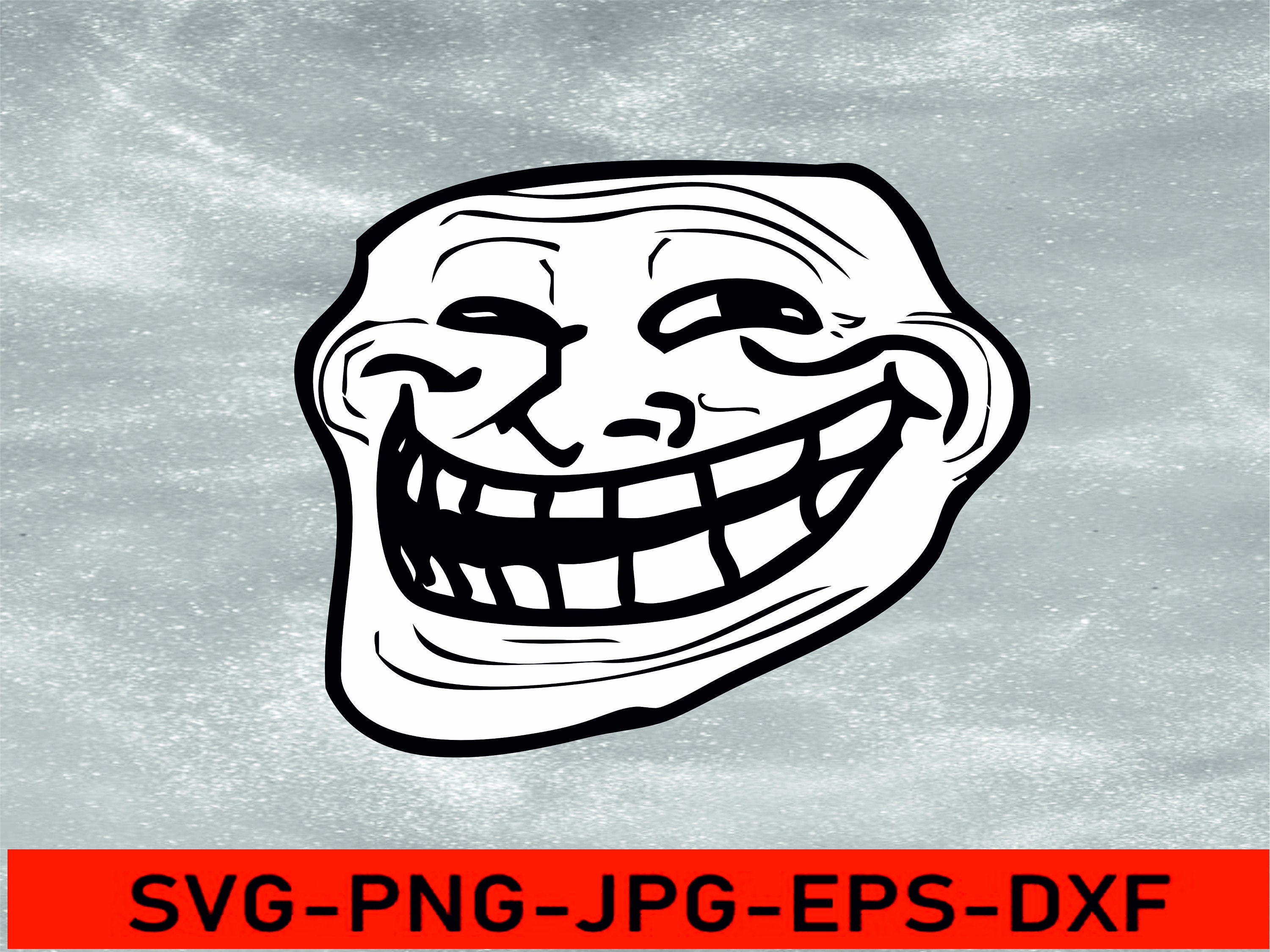 Troll Face Svg Png Dxf Internet Memes Clipart Printable Cut -  Israel