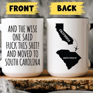 Relocating to South Carolina Gift, Moving to South Carolina, South Carolina Gift, Moving Away Gift, Going Away, New Job South Carolina