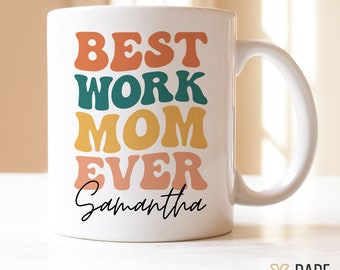 Custom Best Work Mom, Work Mom Gift, Mother's Day Gift, Coworker Gift, Birthday Gift For Work Mom, Secret Santa Gift, Work Mom Christmas