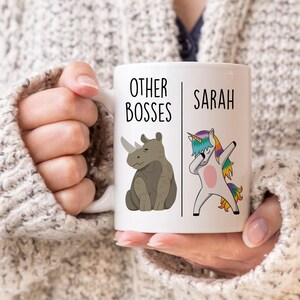 Personalized Boss mug, Funny Boss Gift, National Boss Day Gift, Boss Leaving Gift, Worlds Best Boss Mug, Boss Birthday Leaving Christmas