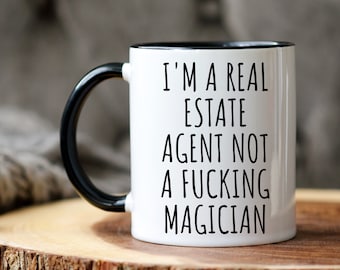 Funny Real Estate Agent Gift, Real Estate Mug, Realtor Gift, Realtor Mug, Realtor Closing, Best Realtor Ever, Realtor Thank You, Christmas