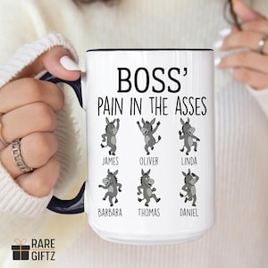 Custom Boss mug, Funny Boss Gift, Boss Secret Santa Gift, Boss Christmas Present, Boss Gift from coworker, Boss leaving gift from employees