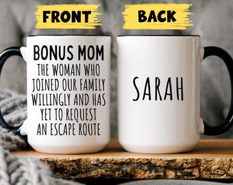 Bonus Mom Mug, Step Mom Gift, Bonus Mom Gift, Bonus Mom Mothers Day Gift, Bonus Mom Cup, Gift for Bonus Mom, Bonus Mama Christmas Present