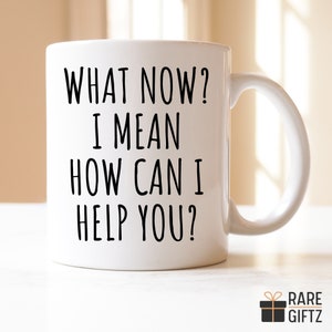 Funny Receptionist Gift, Coworker Gift, Office Gift, Coffee Mug, Work Gag Gift, Funny Office Mug, Sarcastic Mug. Christmas Coworker Gift