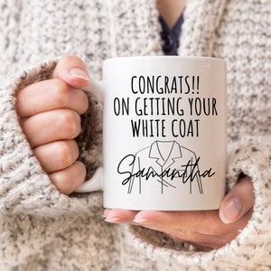 White Coat Ceremony Gift, Medical Student, Pharmacist, PA, PharmD, NP, Future Doctor, Graduation Doctor, Med School Mug, Personalized Gift