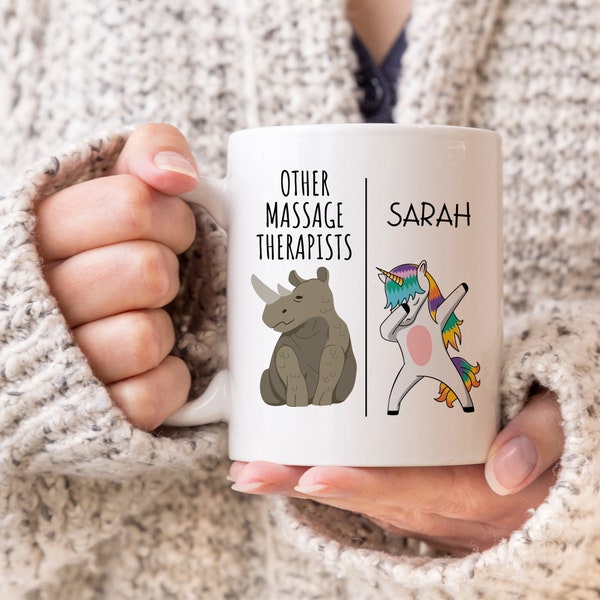 Funny Massage Therapist Gift, Massage Therapist Mug, Custom Massage Therapy, Therapist Christmas, Therapist Grad, Best Massage Therapist