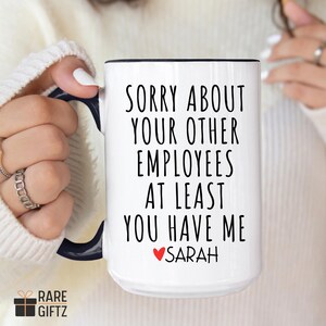 Personalized Manager Gift, Boss Mug, Manager Office Mug, Supervisor Present, Boss Appreciation Gift, Coworker Office CEO Secret Santa