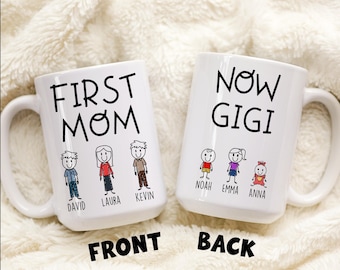 New Gigi Mug, Personalized Gigi Gift, Promoted to Gigi Gift, Best Gigi Gift, Gigi Reveal, Gigi Mother&#39;s Day Christmas Grandma Granddaughter