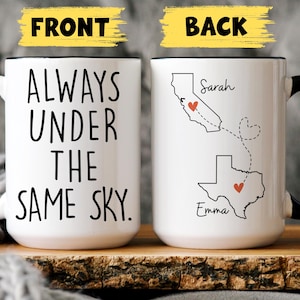 Custom Best Friend Mug, Bestie Miss You Gift, Long Distance Gift, Bestie Birthday Present, Bestie Going away Gift, Friendship Present