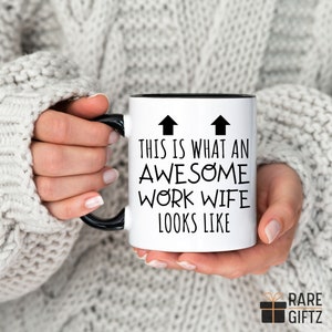 Father Fox - Best Work Dad Ever - Divertente tazza regalo per collega, in ceramica, 300 ml