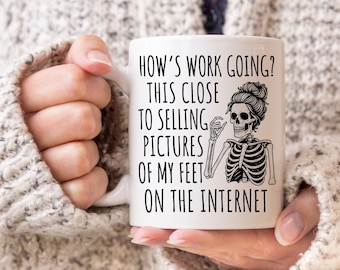 Funny Work Mug, Coworker Sarcastic Gift, Funny Office Coffee Mug, Sarcastic Mug, Coworker farewell, Funny Work Bestie Gift, Secret Santa Mug
