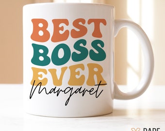 Personalized Boss Gift, National Boss Day Gift, Custom Boss Mug, Gift For Boss, Boss Leaving Gift, Worlds Best Boss Mug, Boss Lady Gift