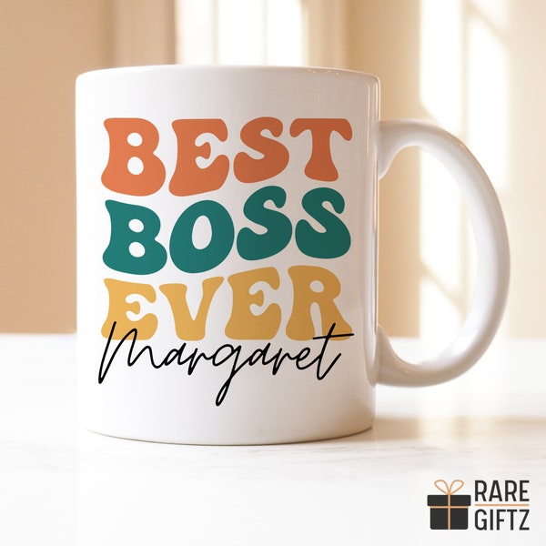 Personalized Boss Gift, National Boss Day Gift, Custom Boss Mug, Gift For Boss, Boss Leaving Gift, Worlds Best Boss Mug, Boss Lady Gift