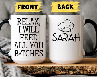 Personalized Chef Mug, Funny Chef Gift, Chef Coffee Mug, Chef Appreciation, Chef Birthday Present, Chef Thank you Gift, Best Chef Present