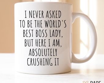 Funny Boss Lady Gift, Boss Lady Coffee Mug, Female Boss Gift, Female Entrepreneur Gift, Coworker Gift, Office Mug. Girl Boss Mug, Boss Babe