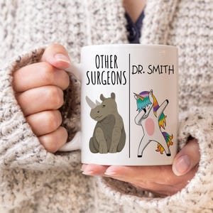 Surgeon Gift, Personalized Surgeon Mug, Doctor Graduation Gift, Surgeon Gift, Best Surgeon Mug, Surgeon Birthday Gift, Surgeon Appreciation