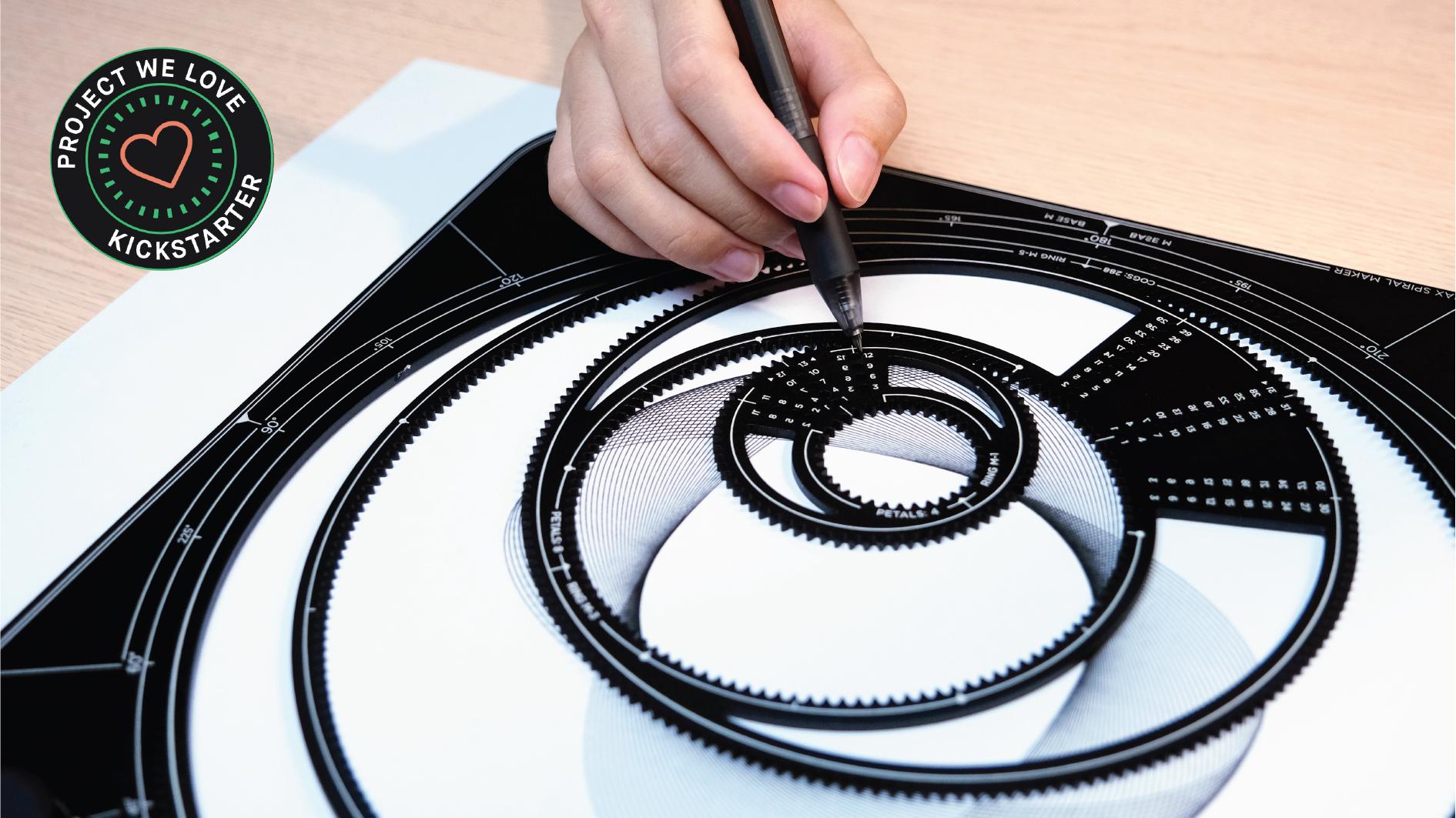 7-in-1 Big Metal Spirograph Drawing Toolset - PLANARC