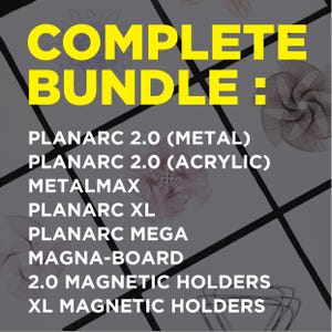 Complete Bundle Set - All-in-One Planarc Professional Spirograph Drawing Toolsets