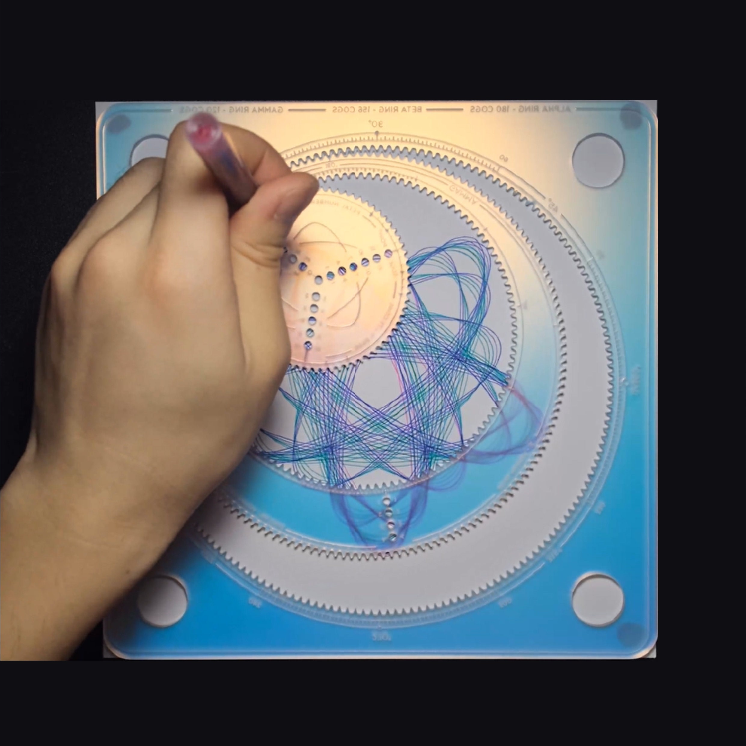 World's Smallest Spirograph: A mini version of the spiral art maker.