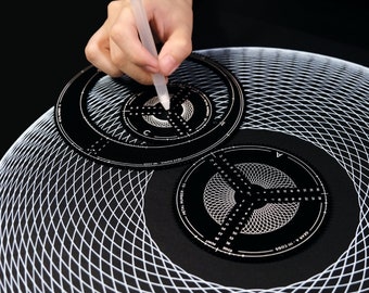 Professional Spirograph Drawing Toolset - PLANARC 2.0 Spiral