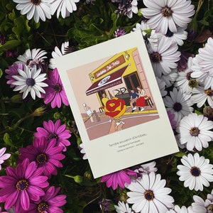 Carte postale boutique Gelateria Del Porto Antibes
