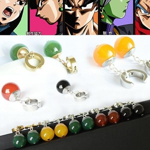 Potara Earrings Dragon Ball Z Super Vegito & Goku Fusion Earring