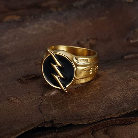 Reverse Flash Ring Sterling Silver Ring Flash Point Ring DC Etsy