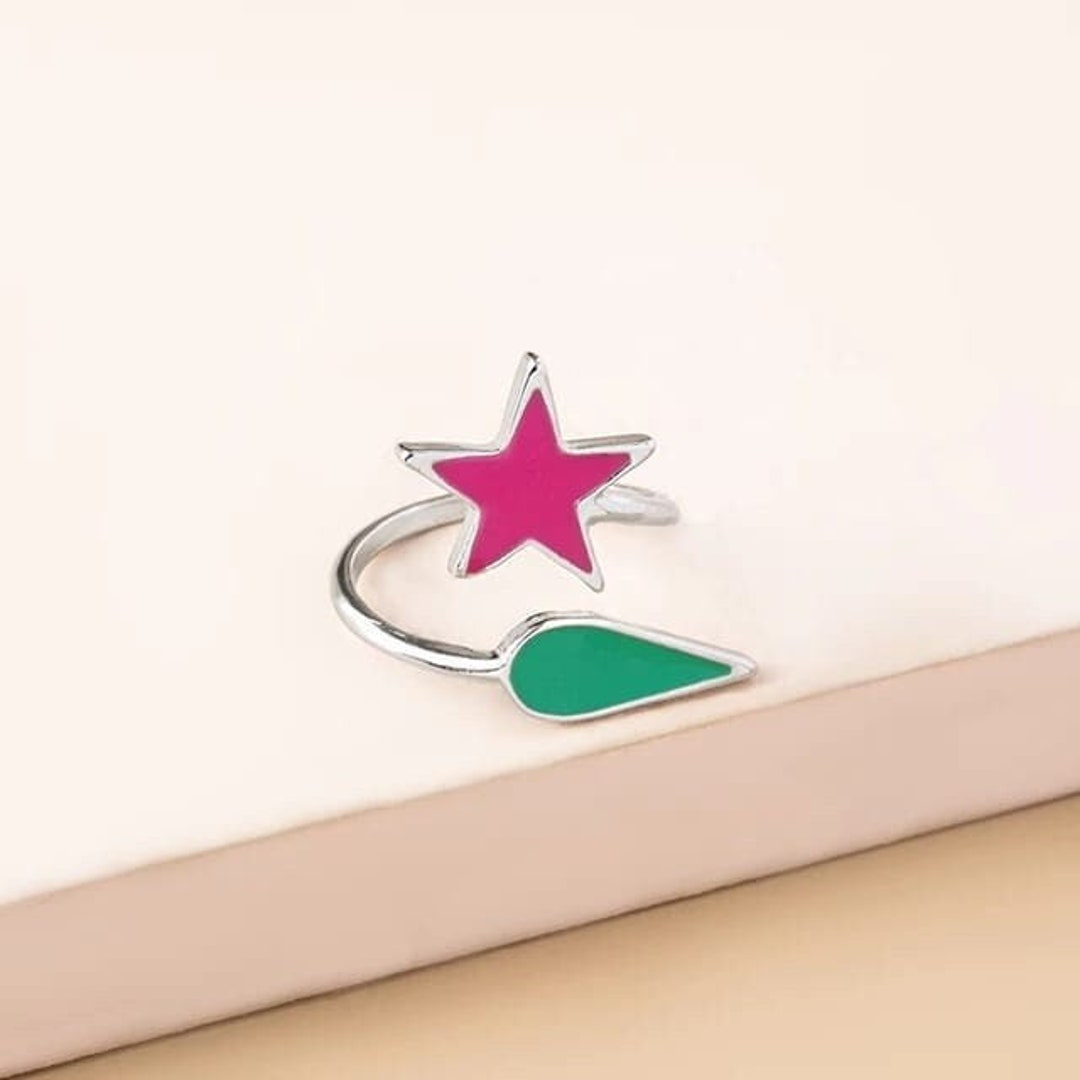 Anime Ring Anime Ring Anime Jewelry 925 Sterling Silver - Etsy
