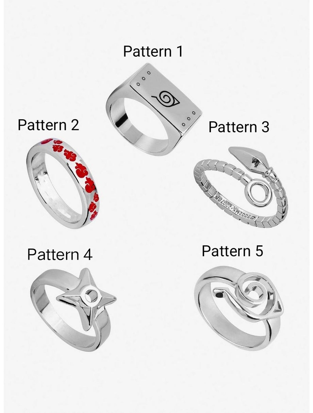 Anime Ring Anime Ring Anime Jewelry 925 Sterling Silver Etsy