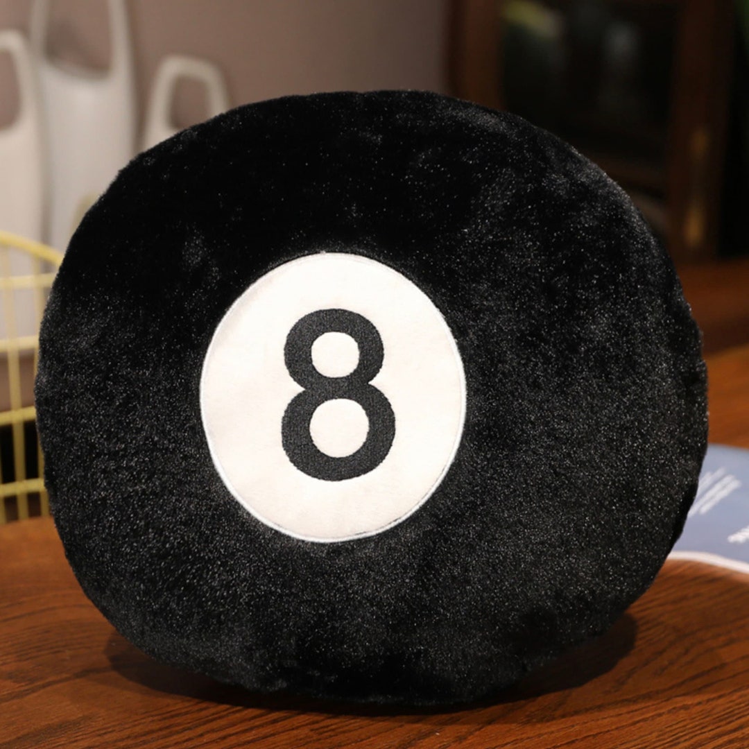 35/50CM Gift Billiards 8 Ball Plush Pillow Stuffed Soft Toy Eight Balls