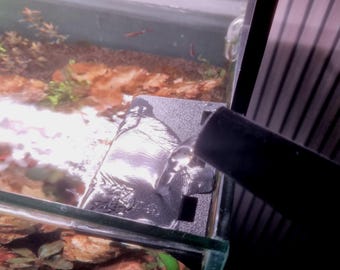 Water Change Aquarium Top off Tool - Fish Tank Water Diffuser with Suction Cups