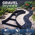 Aquarium Gravel Divider for Fish Tank Aquascape, Curved Substrate Separator for Sand and Stone product logo