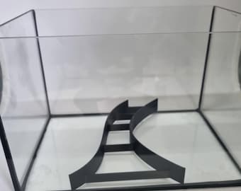 Gravel Divider Aquarium Decor - Substrate Separator for Aquariums and Terrariums