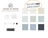 Coastal Beach Interior Paint Color Palette - Sherwin Williams