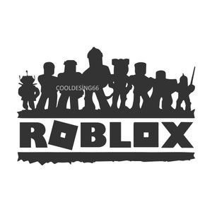 Roblox logomarca completa preta PNG transparente - StickPNG