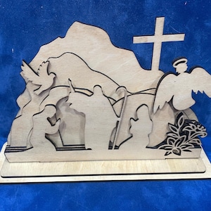 7.5.2 Empty tomb scene. Multi layered.