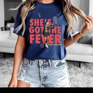 Indiana Fever Basketball Women&#39;s Softstyle T-Shirt, Sophie Cunningham, Caitlin Clark, WNBA Shirt, Basketball Fan Tee, Sports