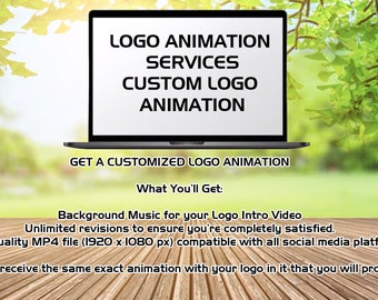 Servicio de animación de logotipos/Introducción de logotipos/Revelación de logotipos/Personalizado según sus necesidades